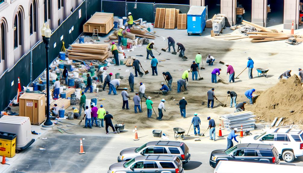 construction site clean up